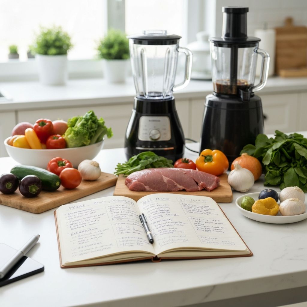 Planning meals for home and work